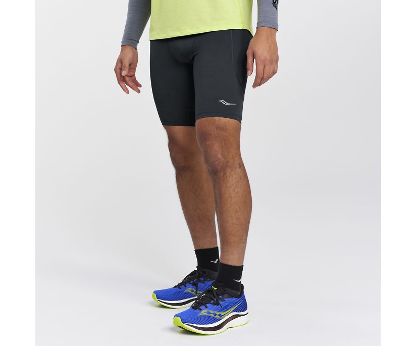 Saucony Bell Lap Short Muške Hlače Crne | TOHD6MQK