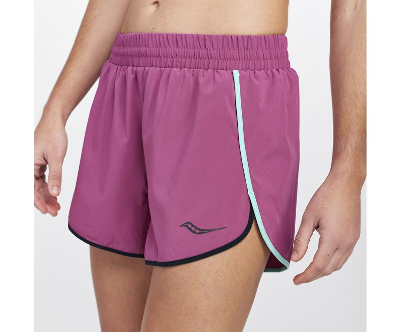 Saucony Dash 4' Short Ženske Hlače Roze | 26A0KT9V