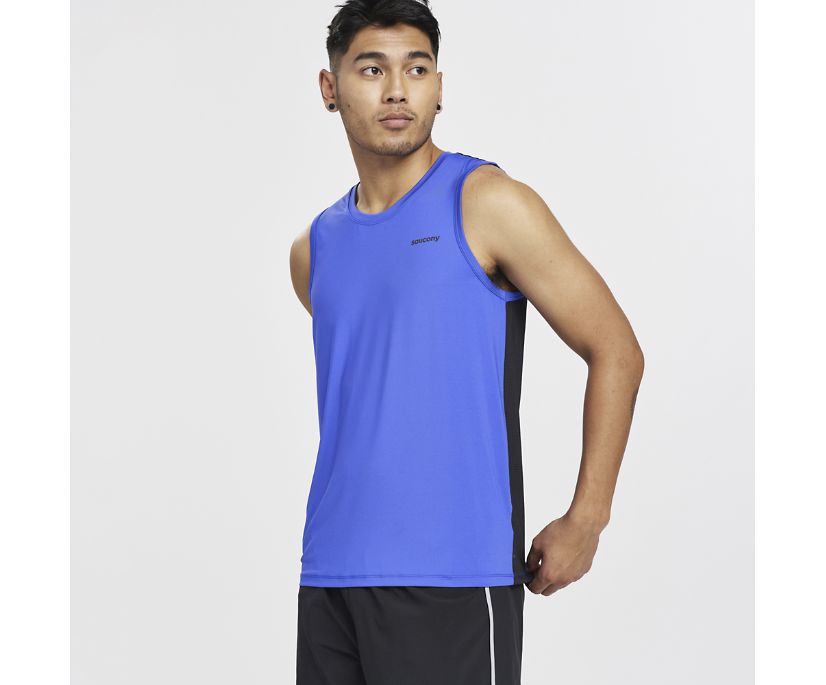 Saucony Dash Tank Muške Tops Plave | 297E5O1Y