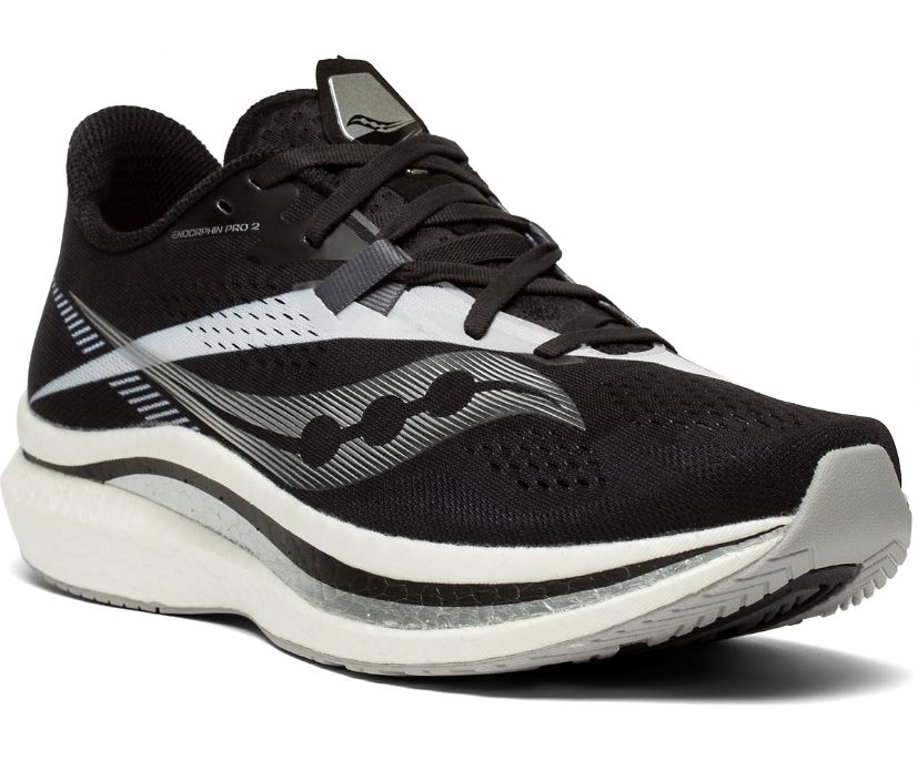 Saucony Endorphin Pro 2 Muške Tenisiće Crne Bijele | PYKXASWG