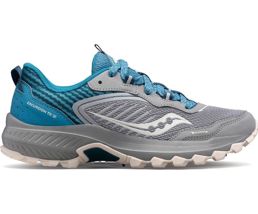Saucony Excursion TR15 Wide Ženske Tenisiće Sive Plave | WD2K6DND