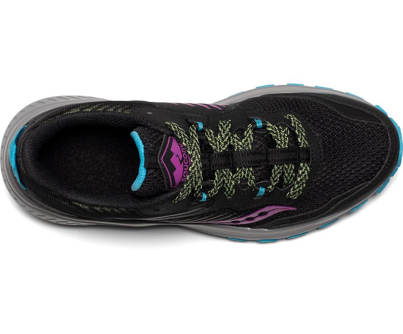 Saucony Excursion TR15 Ženske Tenisiće Crne Svijetlo Zelene Ljubičaste | Z32B6LI4
