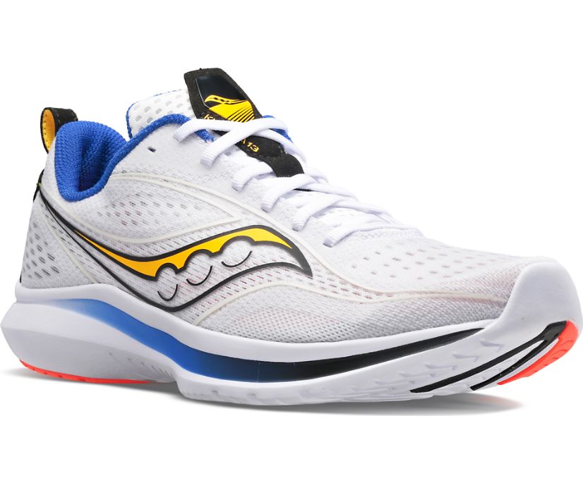 Saucony Kinvara 13 Muške Tenisiće Bijele Narančaste | 57TTYUMD
