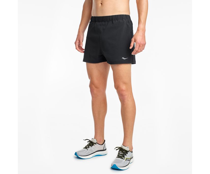 Saucony Outpace 3\' Short Muške Hlače Crne | TLAIY2PR