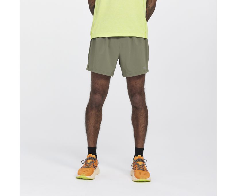 Saucony Outpace 5\' Short Muške Hlače Maslinasto Zelene | WXQ5NXRG