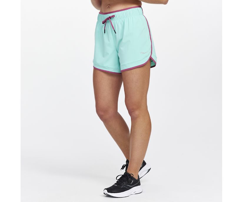 Saucony Outpace 5\' Short Ženske Hlače Menta | R7JVXHF6