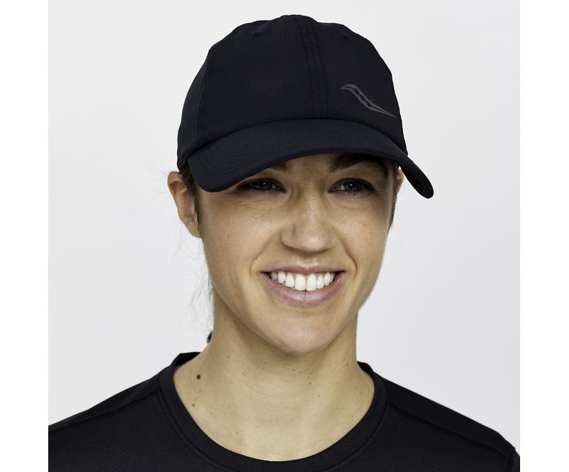 Saucony Outpace Petite Hat Muške Šeširi Crne | K8FNDBX1