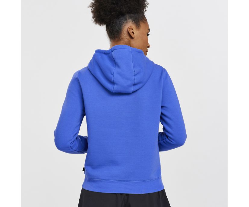 Saucony Rested Hoodie Ženske Tops Plave | WQ36FMD4