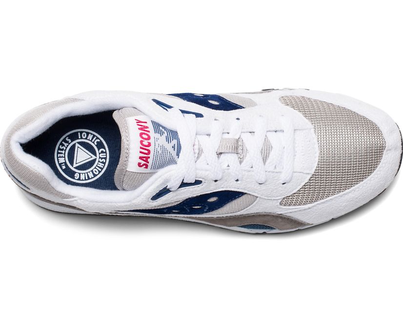 Saucony Shadow 6000 Ženske Cipele Bijele Sive Tamnoplave | 5E4BKBPN