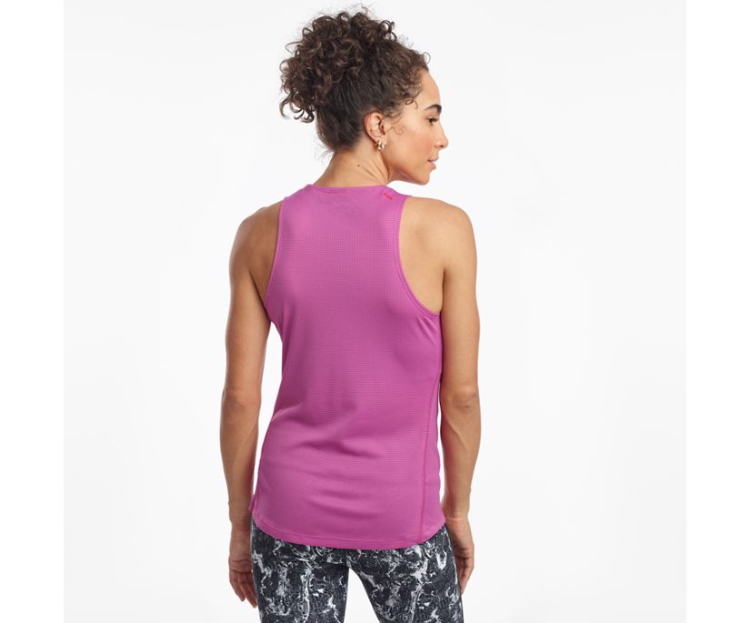 Saucony Stopwatch Singlet Ženske Tops Ljubičaste | 81M2UEM7