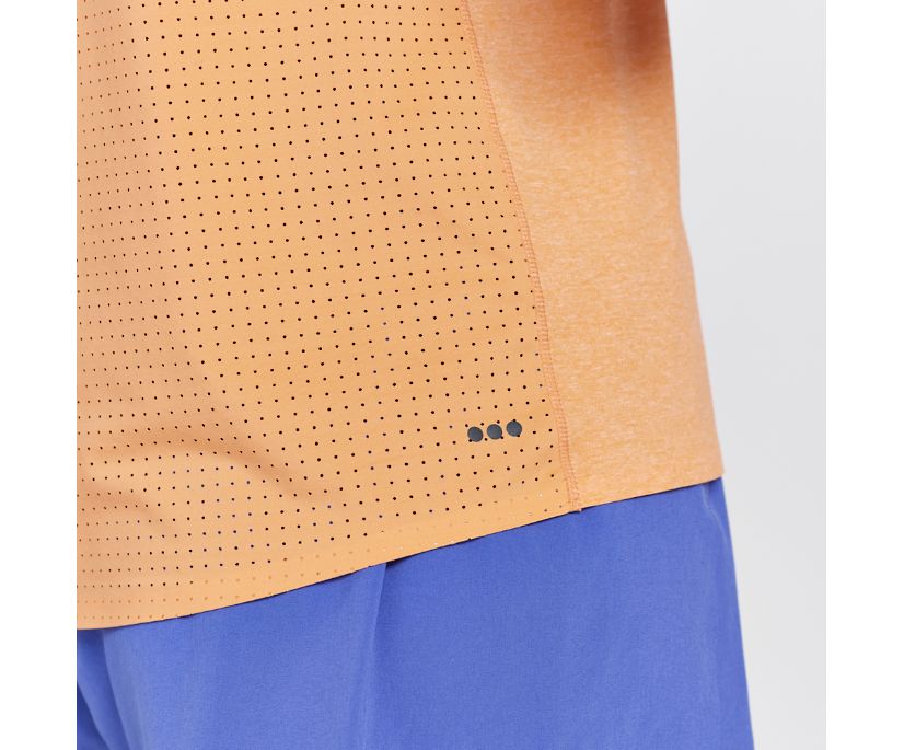 Saucony Time Trial Short Sleeve Ženske Tops Narančaste | 2059ZU39