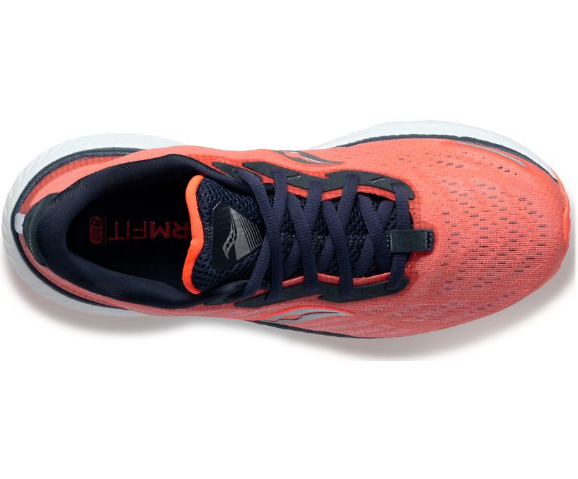 Saucony Triumph 19 Ženske Cipele Za Hodanje Koraljne Crne | 6XGGAST6