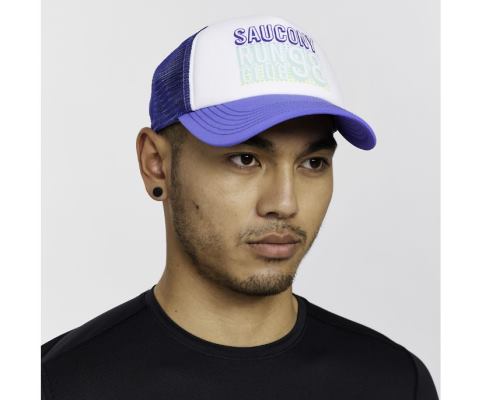 Saucony Foamie Trucker Hat Ženske Šeširi Plave | 44NQ801F
