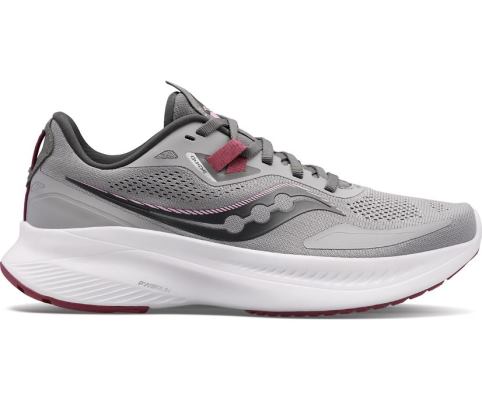 Saucony Guide 15 Wide Ženske Tenisiće Sive Bordo | HWGPXHP4